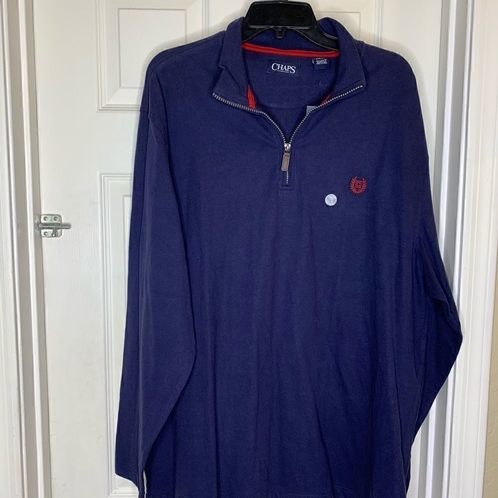 Chaps Navy Blue Pullover 